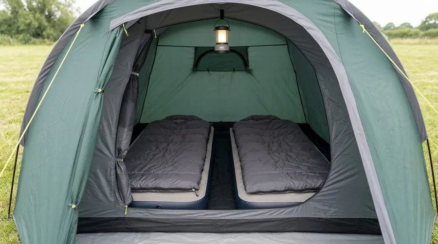 2 Person Tent pre-pitched tent